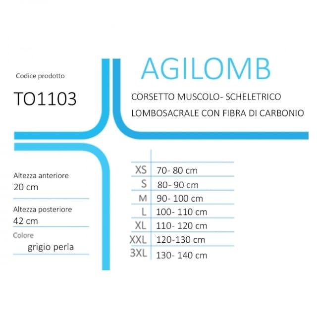 Busto ortopedico con stecche - Agilomb to1103 - Tenortho - immagine 2