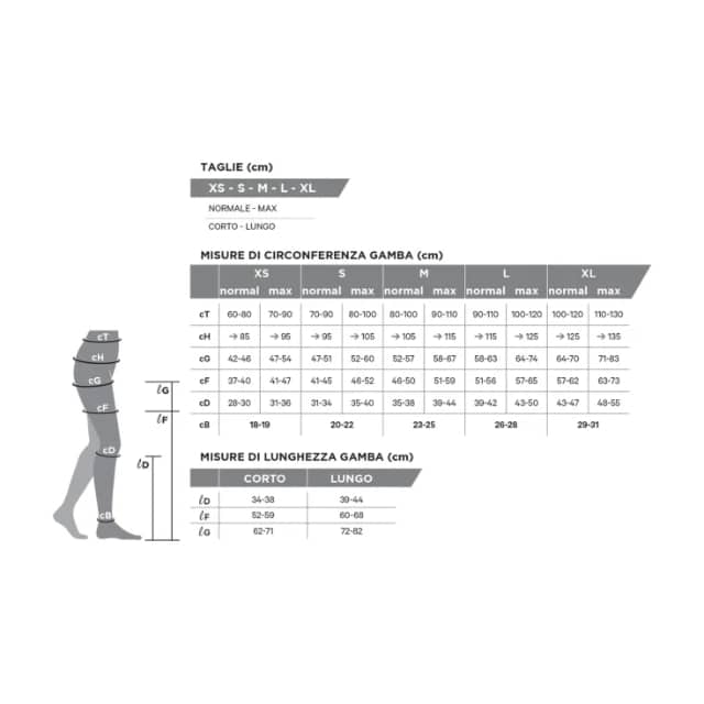 Autoreggente Lungo - GloriaMed micro181 CL1 Beige - immagine 2
