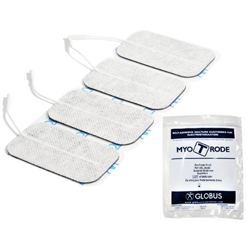 Elettrodi autoadesivi rettangolari Myotrode Plus 50x90 mm - Globus