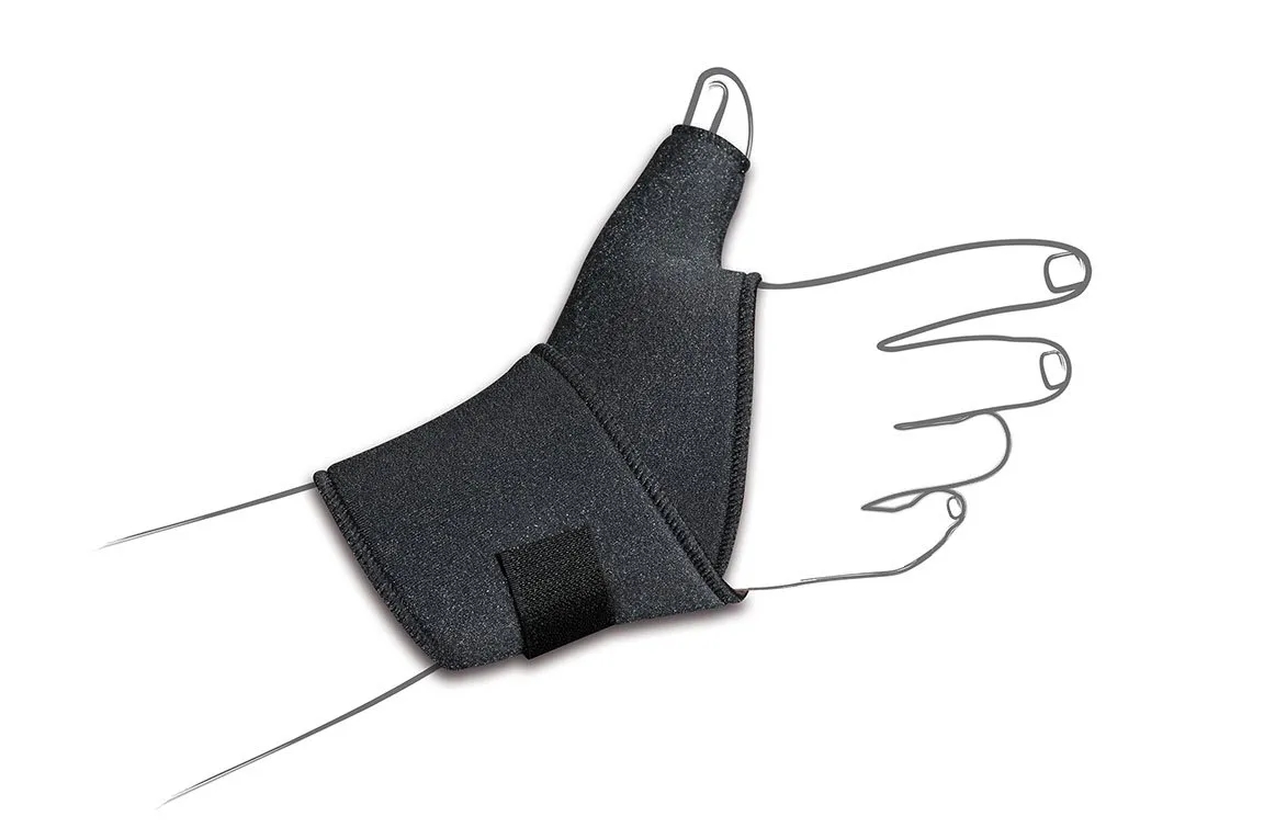 Polsiera elastica velcrabile con presa pollice per tendinite - Easyone Tenortho