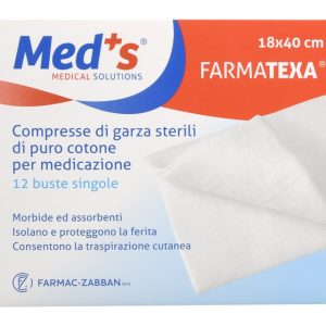 Compresse di garza in cotone 18x40 cm, 48 scatole da 12 pezzi