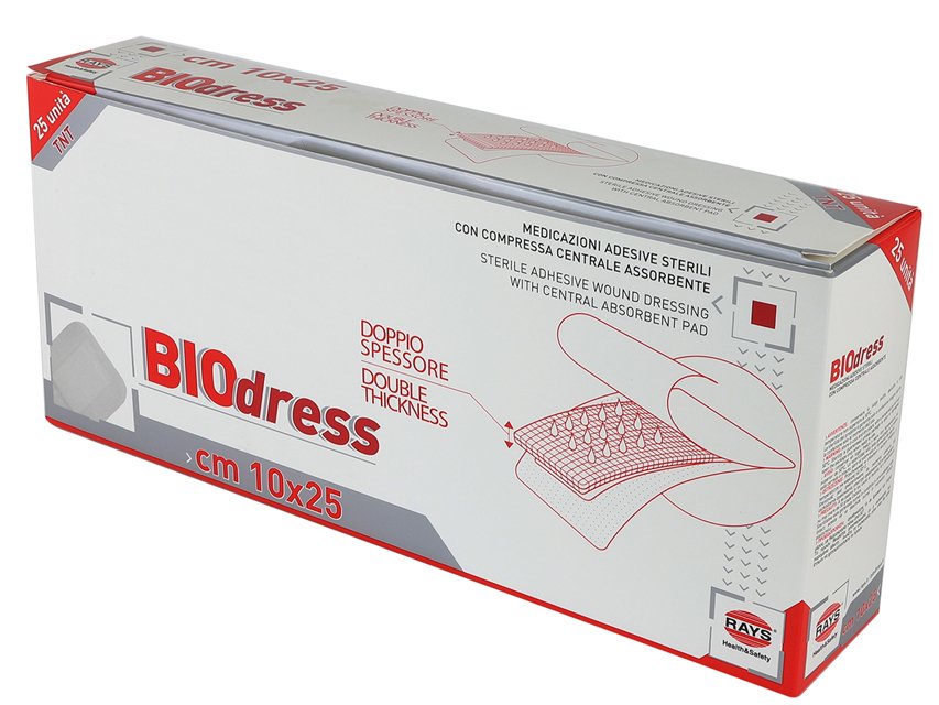 Medicazione adesiva sterile in TNT 10x25 cm, confezione da 25 - immagine 4