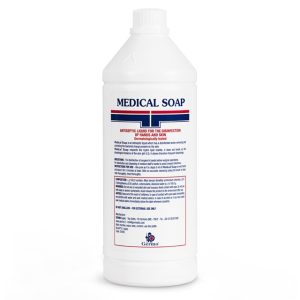 Sapone disinfettante mani Medical Soap, flacone da 1 litro