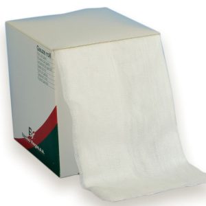 Garza idrofila in cotone in rotolo 80 cm x 10 m