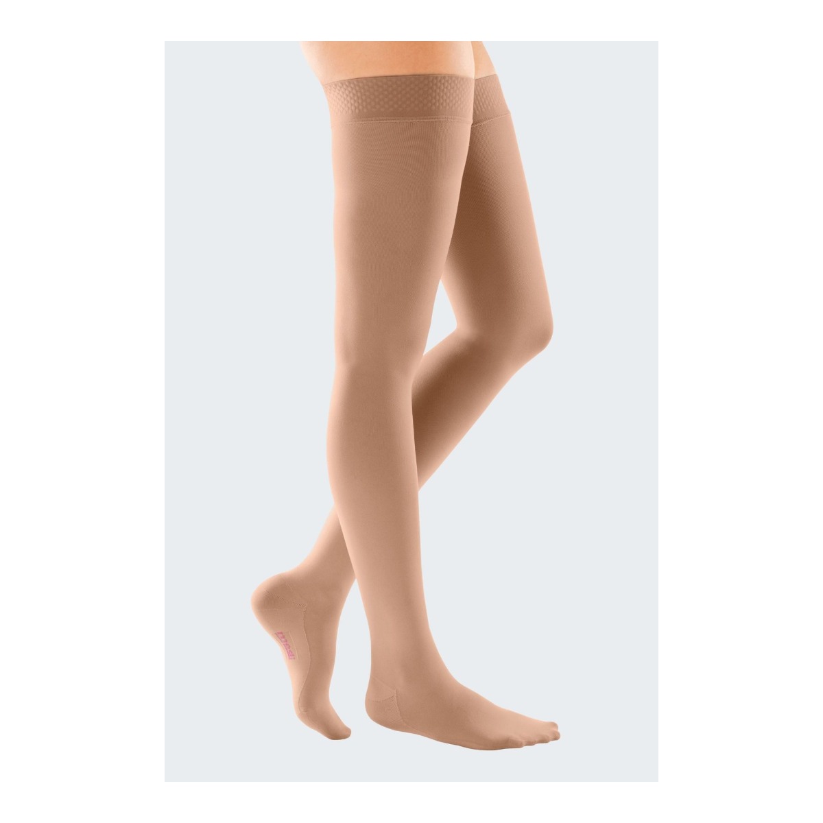 Calza coscia autoreggente Plus per coscia ampia a compressione graduata classe 1 (18-21 mmHg) per vene varicose e gambe pesanti - mediven comfort Medi - immagine 3
