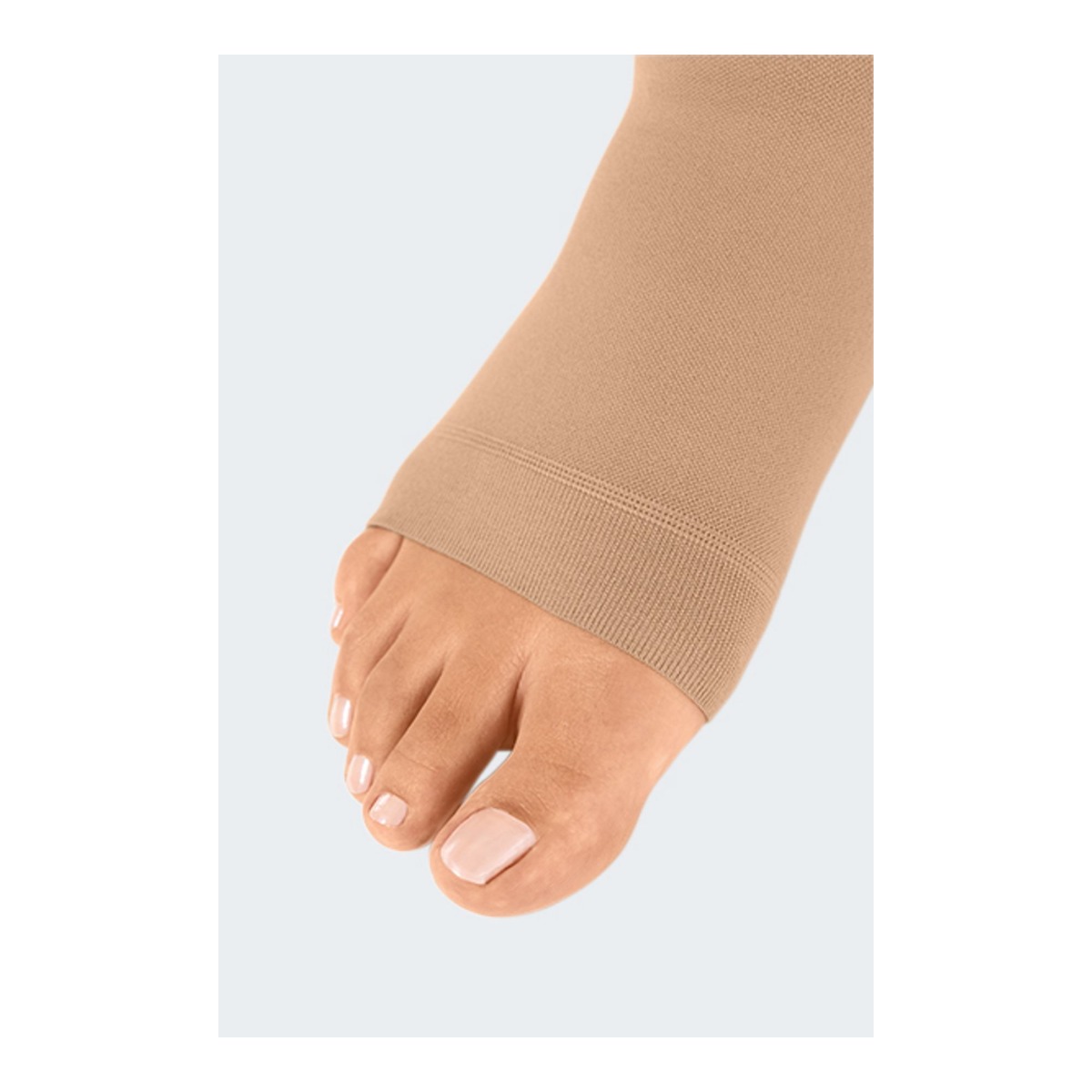 Calza coscia autoreggente a compressione graduata classe 1 (18-21 mmHg) per vene varicose e gambe pesanti - mediven cotton Medi - immagine 5