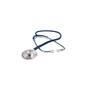 Fonendoscopio a testa piatta in alluminio anodizzato blu, tubo a Y 60 cm latex free - Moretti DM130B