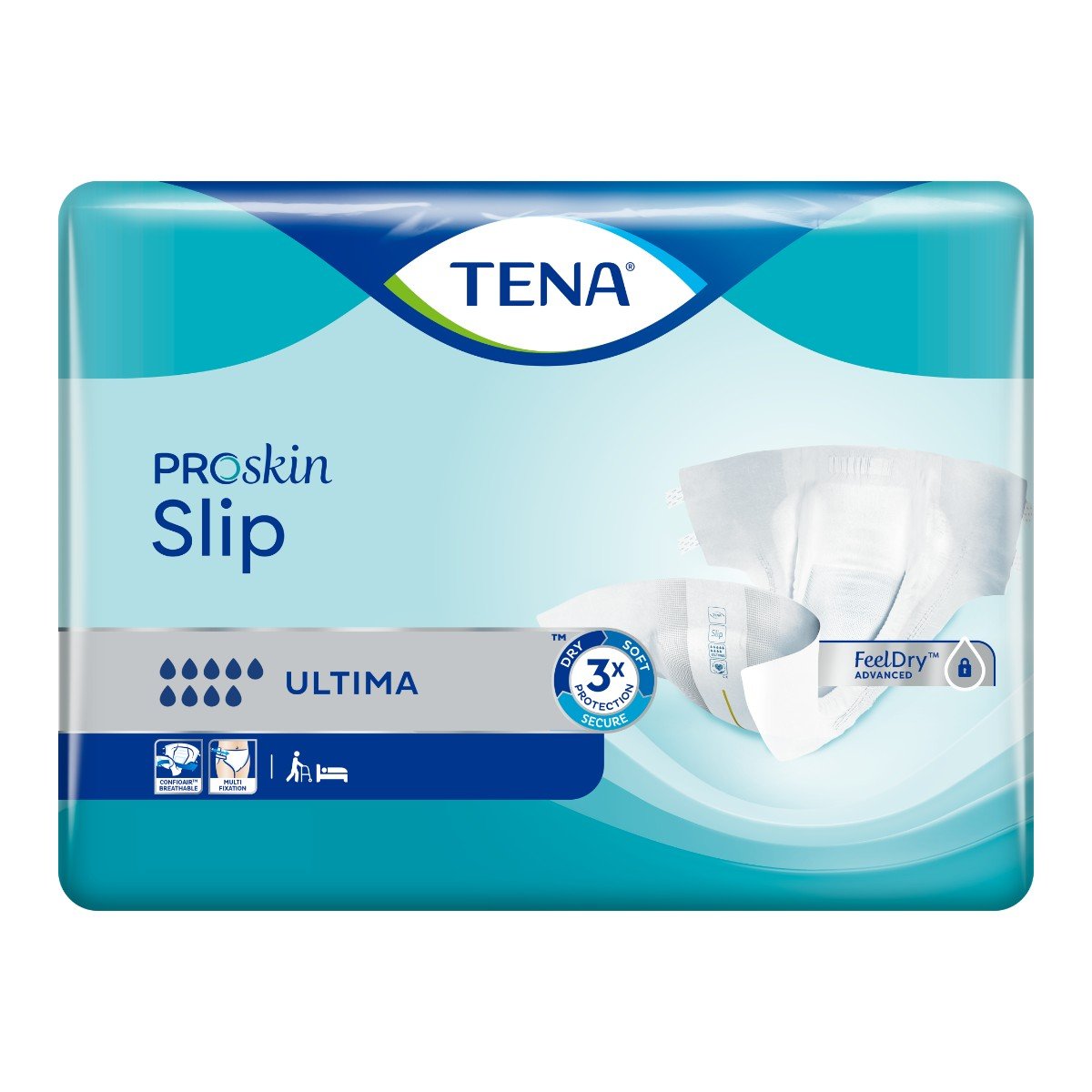 TENA Slip Ultima Taglia M - 21 pezzi - Pannoloni a mutandina per incontinenza