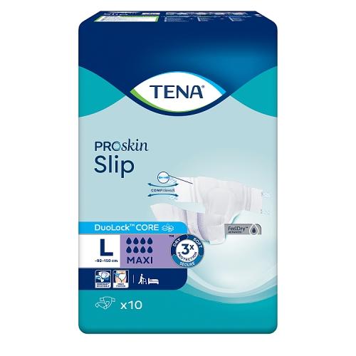 TENA Slip ProSkin Maxi Pannoloni Mutandina Assorbenti Taglia L 10 pezzi