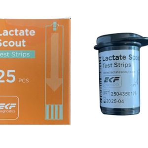 Strisce reattive lattato per Lactate Scout+ e Lactate Scout 4, confezione da 25
