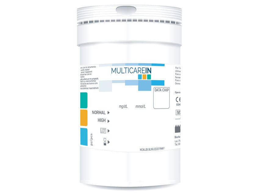 Strisce glicemia per misuratore 3 in 1 glicemia, colesterolo e trigliceridi, confezione da 25 - immagine 2