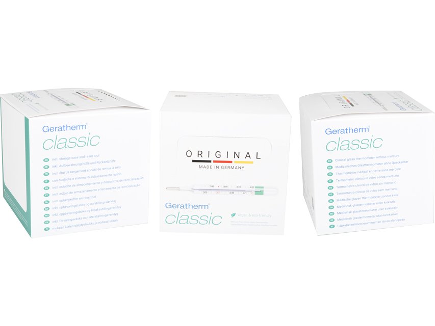 Termometro clinico Geratherm Classic, confezione da 24, manuale in italiano - immagine 4