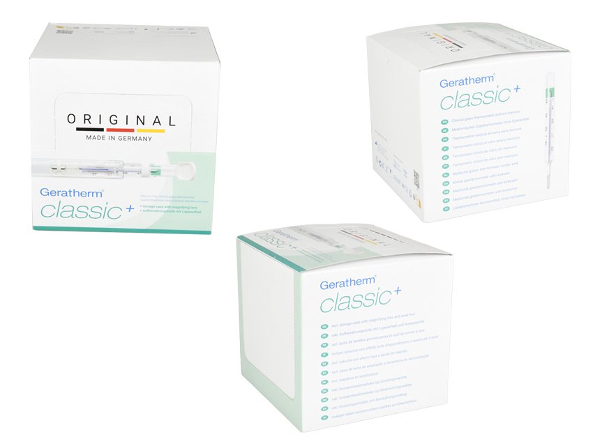 Termometro clinico Geratherm Classic+, confezione da 24, manuale in italiano - immagine 6