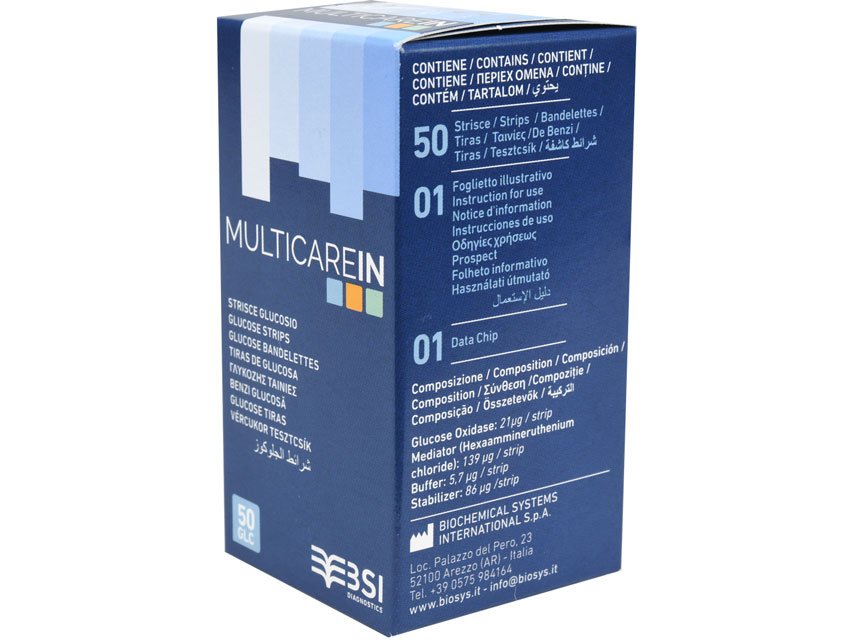 Strisce glicemia per misuratore 3 in 1 glicemia, colesterolo e trigliceridi, confezione da 50 - immagine 7