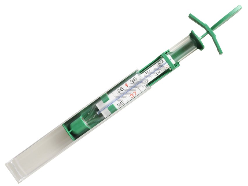 Termometro ecologico Gima con lente di ingrandimento e shaker - immagine 6